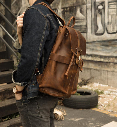 BOLSO DE CUERO UNISEX Traff VGN6781