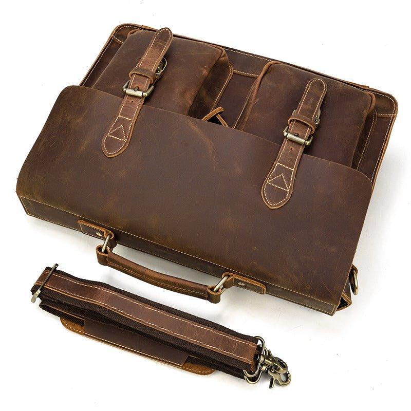 BOLSO DE CUERO UNISEX Traff VGN6732