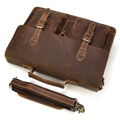 BOLSO DE CUERO UNISEX Traff VGN6732