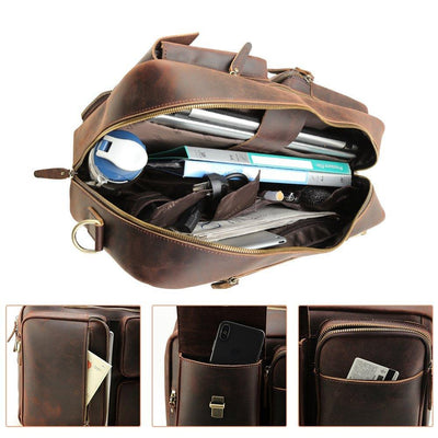 Traff UNISEX BOLSA DE CUERO VGN6755