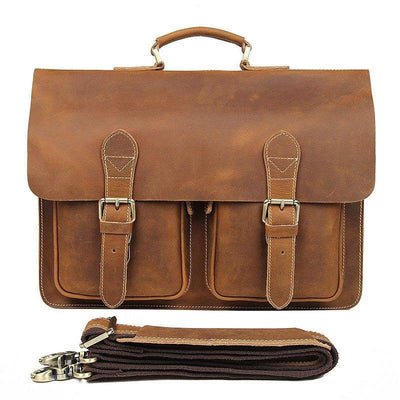 BOLSO DE CUERO UNISEX Traff VGN6732