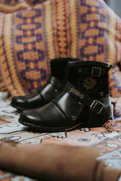 Traff Botas de Metal Vintage