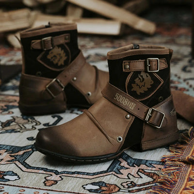 Traff Botas de Metal Vintage