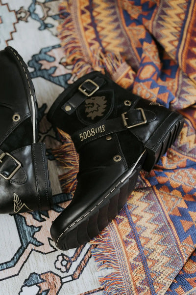 Traff Botas de Metal Vintage
