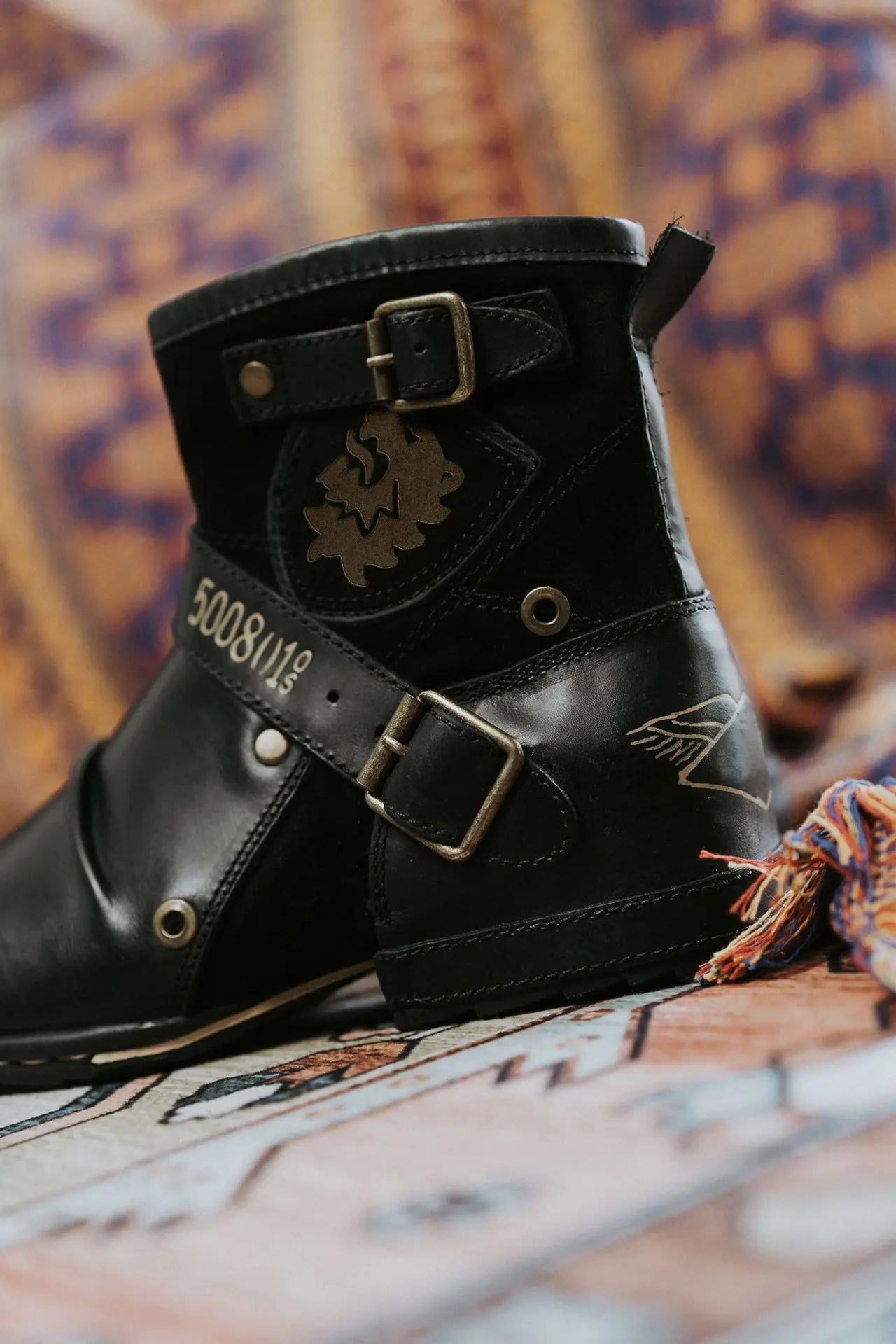 Traff Botas de Metal Vintage
