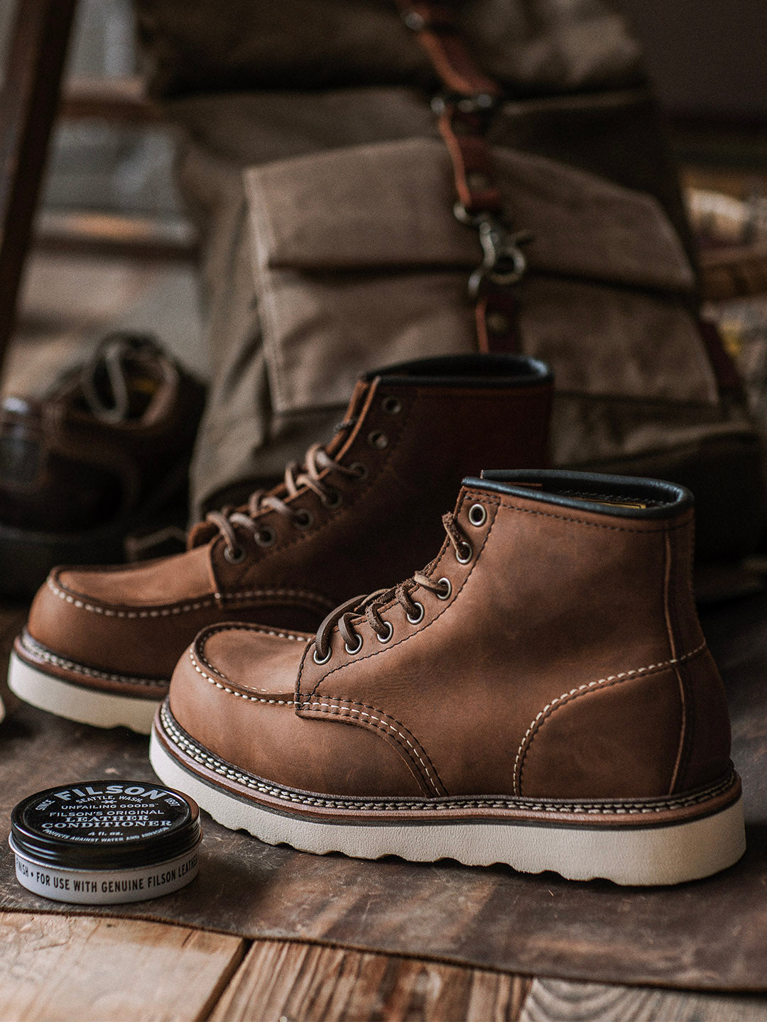 Botas de Trabajo Traff de Cuero Moc Toe