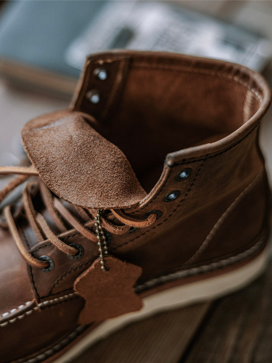 Botas de Trabajo Traff de Cuero Moc Toe