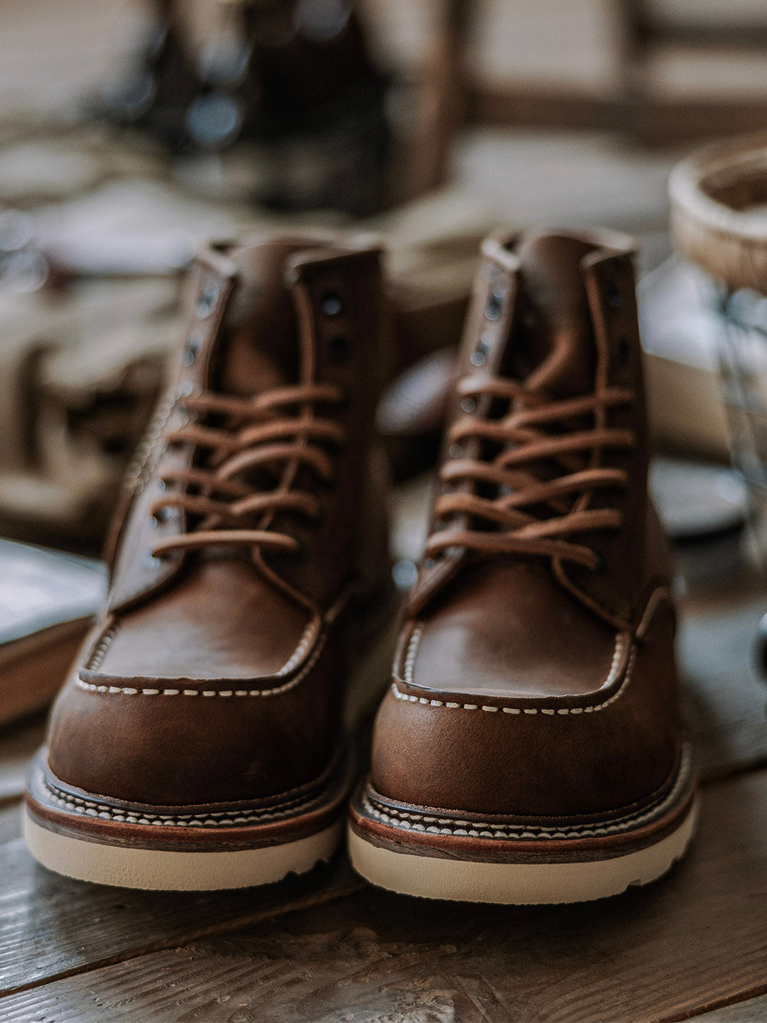 Botas de Trabajo Traff de Cuero Moc Toe
